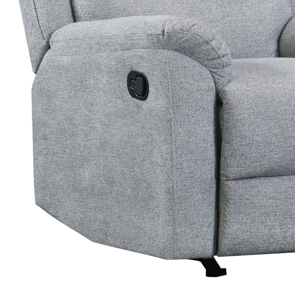 Peak Living Rocker Recliner in Pewter, , large