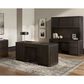Wycliff Bay Tulane Office Credenza with Hutch in Dark Chocolate, , large