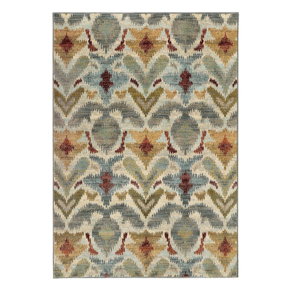 Oriental Weavers Sedona 6371C 5"3" x 7"6" Ivory Sphinx Area Rug, , large
