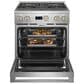 Monogram 30" Dual-Fuel Professional Range with 4 Burners in Stainless Steel, , large