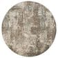 Amer Rugs Alpine 7"10" Round Light Brown Area Rug, , large