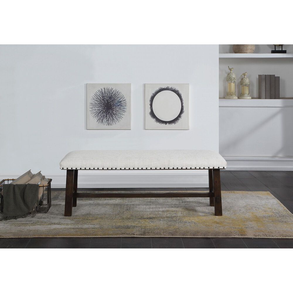 OSP Home Callen Bench in Dark Walnut, , large