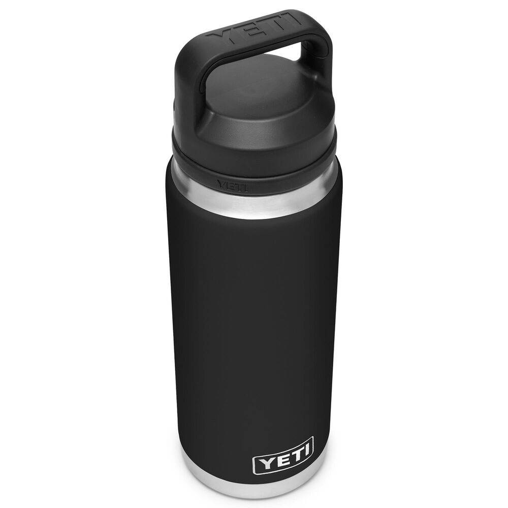YETI Rambler 26 Oz Vacuum Bottle with Chug Cap in Black, , large