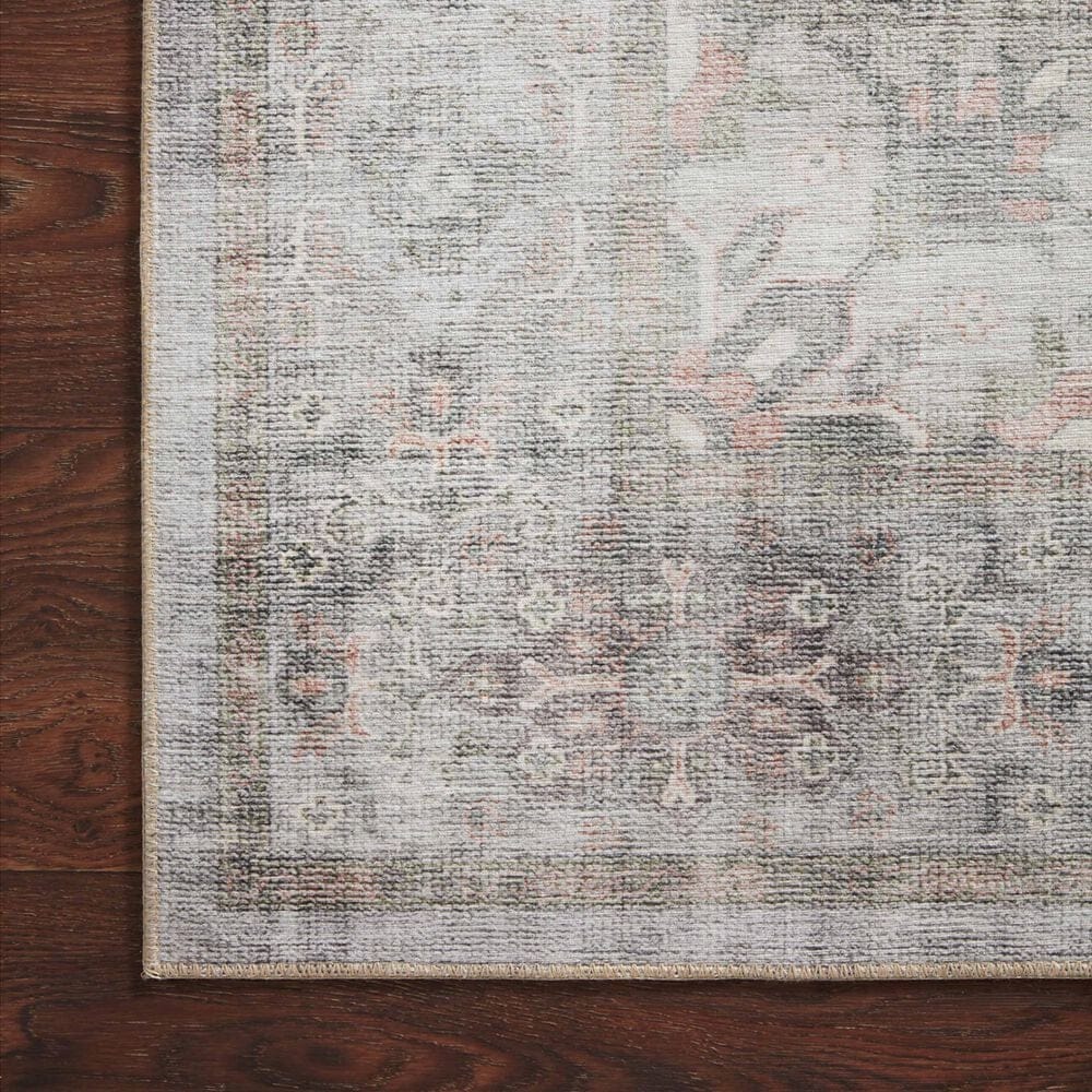 Loloi II Heidi Dove and Blush 6&#39; x 9&#39; Area Rug, , large