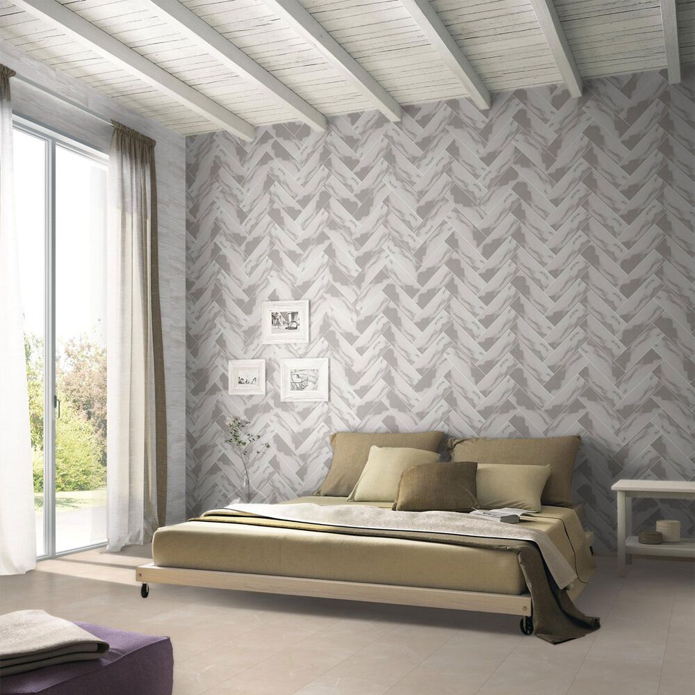Dal-Tile Mythology Harmonia Undulated 4&quot; x 12&quot; Ceramic Subway Tile, , large