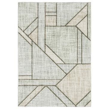 Oriental Weavers Cambria Geometric Shape 1"10" x 7"6" Grey Runner, , large