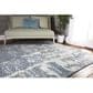 Nourison Ellora ELL01 7"9"" x 9"9"" Blue Area Rug, , large