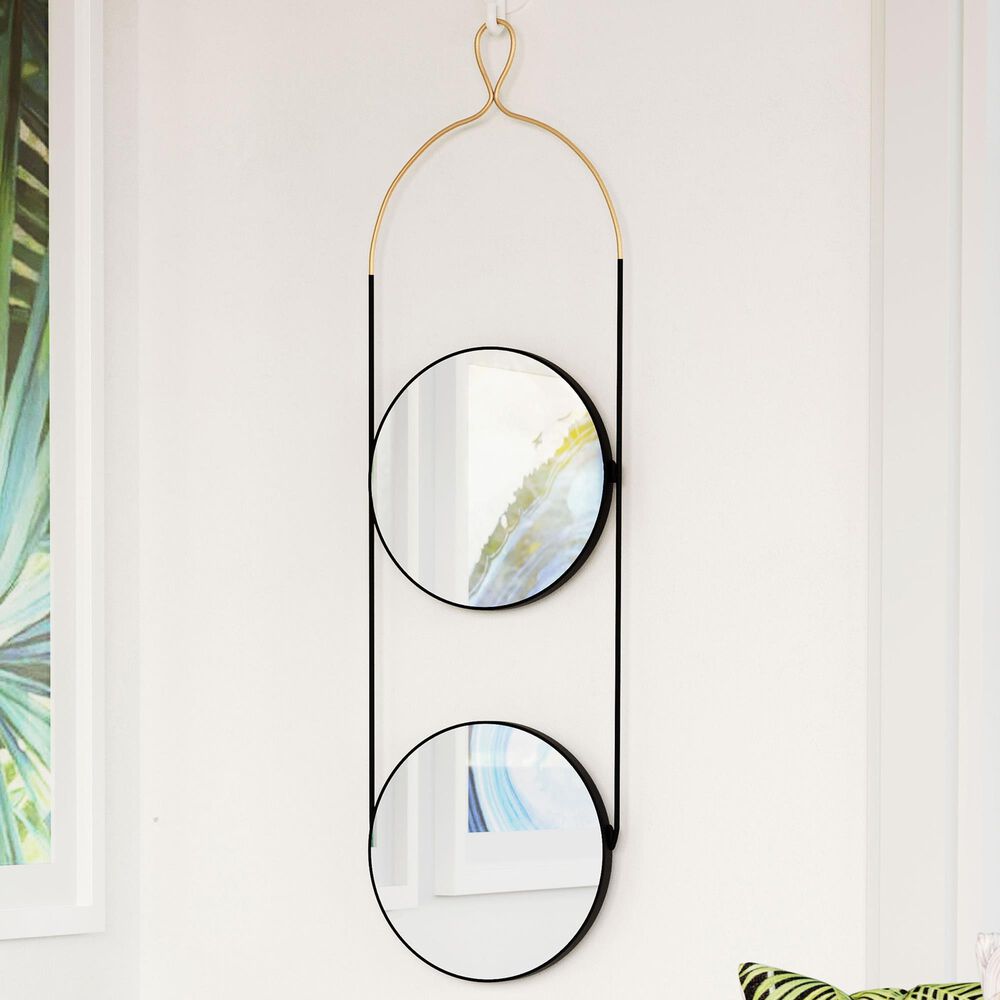 Zuo Modern Zodiac Mirror in Gold/Black, , large