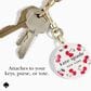 Kate Spade Keychain Holder for Apple AirTag in Cherry Dot, , large