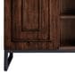 James Martin Vanities Alicante 39.5" Single Bathroom Vanity in Mid Century Acacia and Matte Black with 5 cm White Glossy Resin Top and Rectangular Sink, , large
