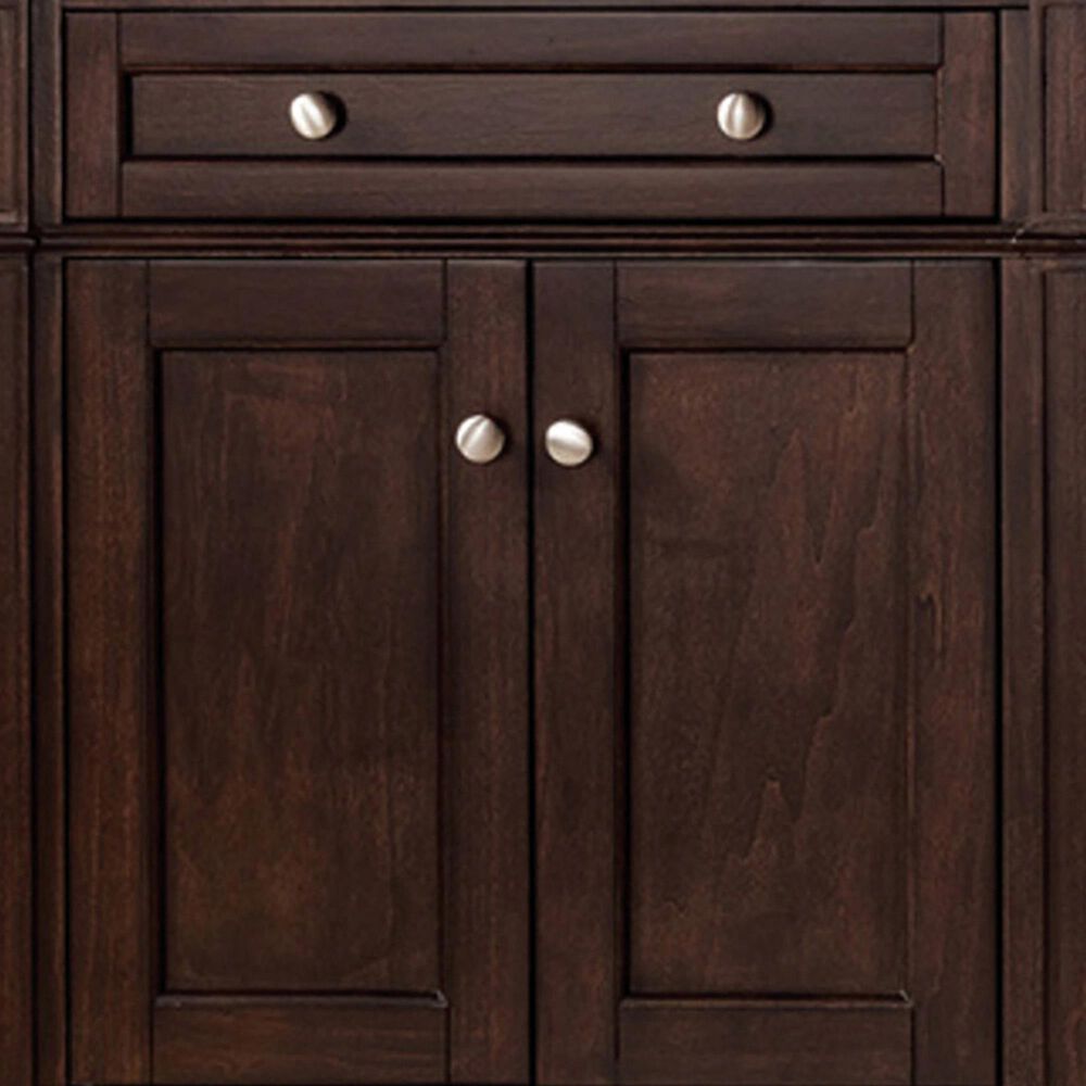 James Martin Vanities Brittany 72&quot; Double Bathroom Vanity in Burnished Mahogany with 3 cm Parisien Bleu Quartz Top and Rectangular Sinks, , large