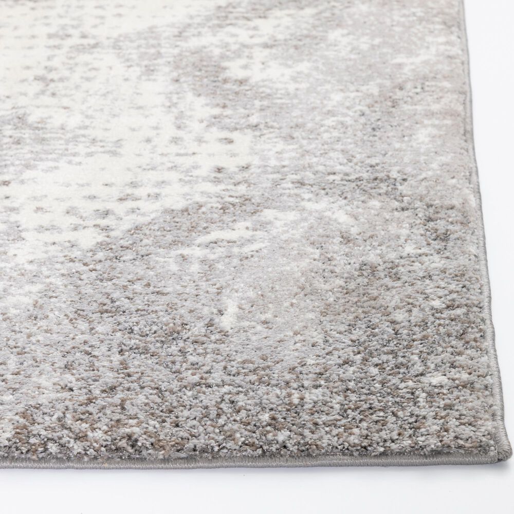 Central Oriental Structures Zahra Buff and Cloud 7'10 x 9'10" Area Rug, , large