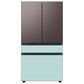 Samsung Bespoke Bespoke 4-Door French Door Refrigerator Bottom Panel in Morning Blue Glass, , large