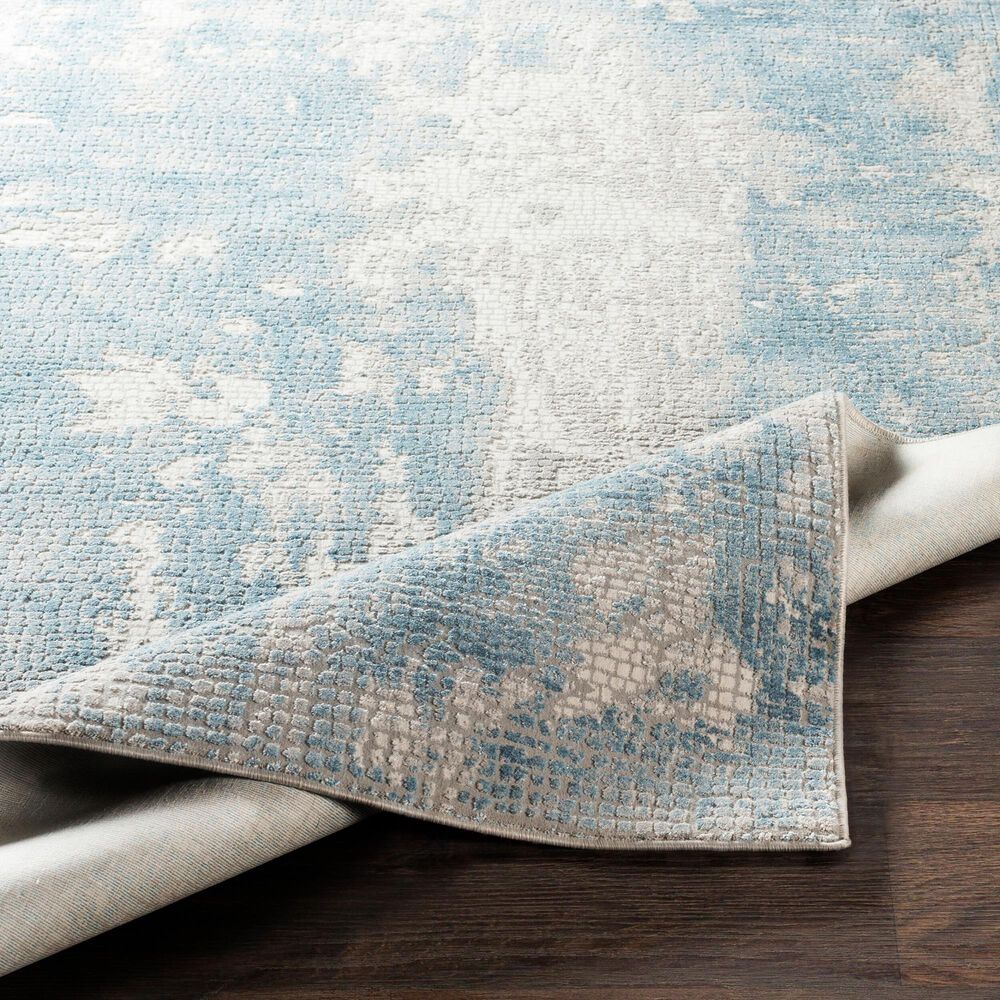 Surya Aisha 10&#39; x 14&#39; Light Blue, Gray, Light Gray and Off-White Area Rug, , large