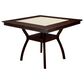 Furniture of America Joyner Counter Height Table in Dark Cherry and Ivory - Table Only, , large