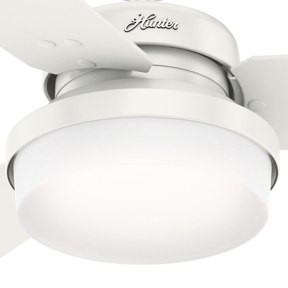 Hunter Sentinel 52&quot; LED Ceiling Fan in Fresh White, , large