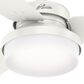 Hunter Sentinel 52" LED Ceiling Fan in Fresh White, , large
