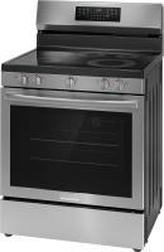 Frigidaire Gallery 30&quot; Rear Control Electric Range with Total Convection in Stainless Steel, , large