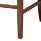 Baxton Studio Alira Bar Stool Bench with Beige Cushion in Walnut, , large