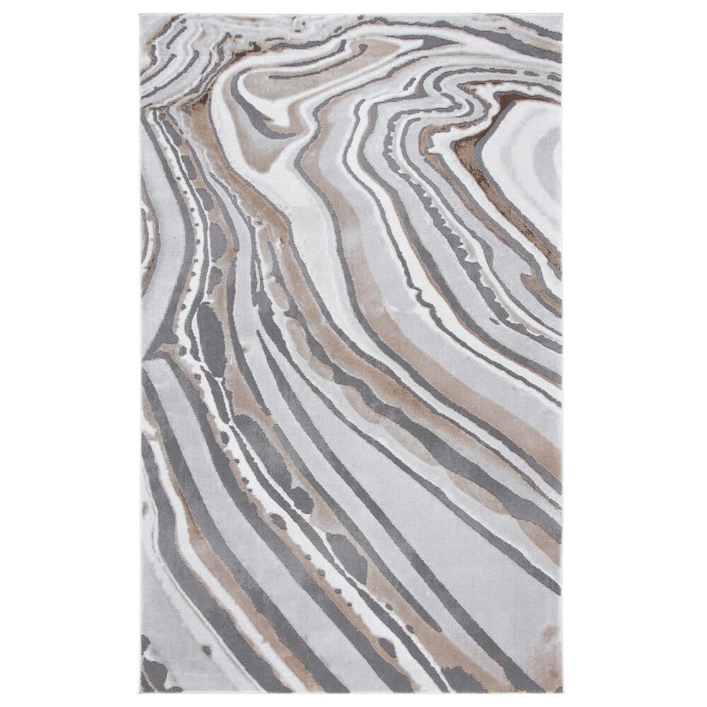 Safavieh Craft CFT843D 4" x 6" Gold and Grey Area Rug, , large