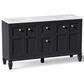 Kohler Hearthaven 60" Double Bathroom Vanity in Slate Grey with 3 cm White Quartz Top and Rectangular Sinks, , large