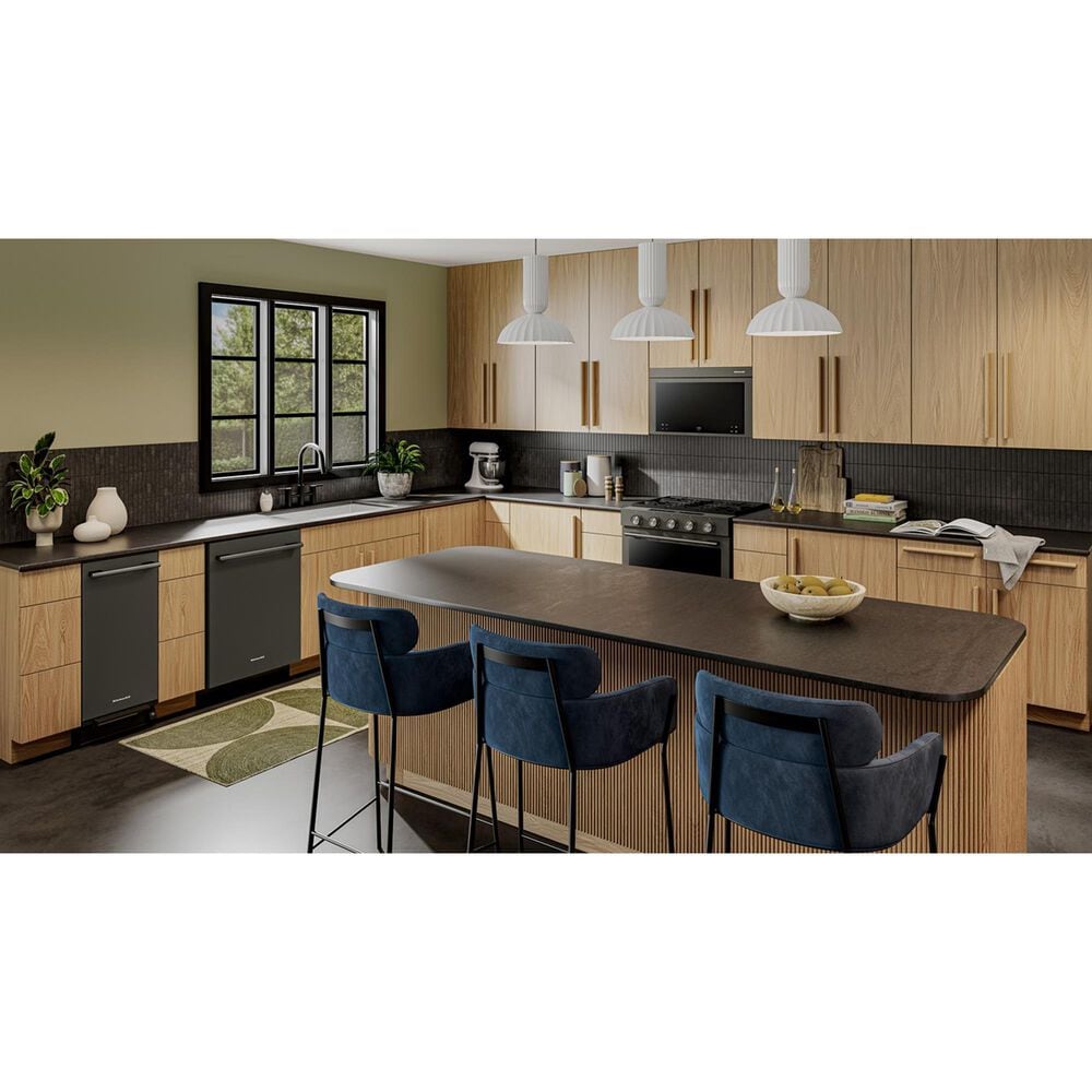 KitchenAid 15" Built-In Trash Compactor with Odor Management System in Black Ore, , large