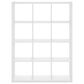 HOMLUX 12-Cube Reversible Open Back Bookshelf in White, , large
