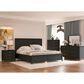Sasha Lee Sasha Lee 3 Drawer Nightstand in Charcoal, , large