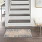 Nourison Harmony 2" x 3" Slate and Beige Area Rug, , large