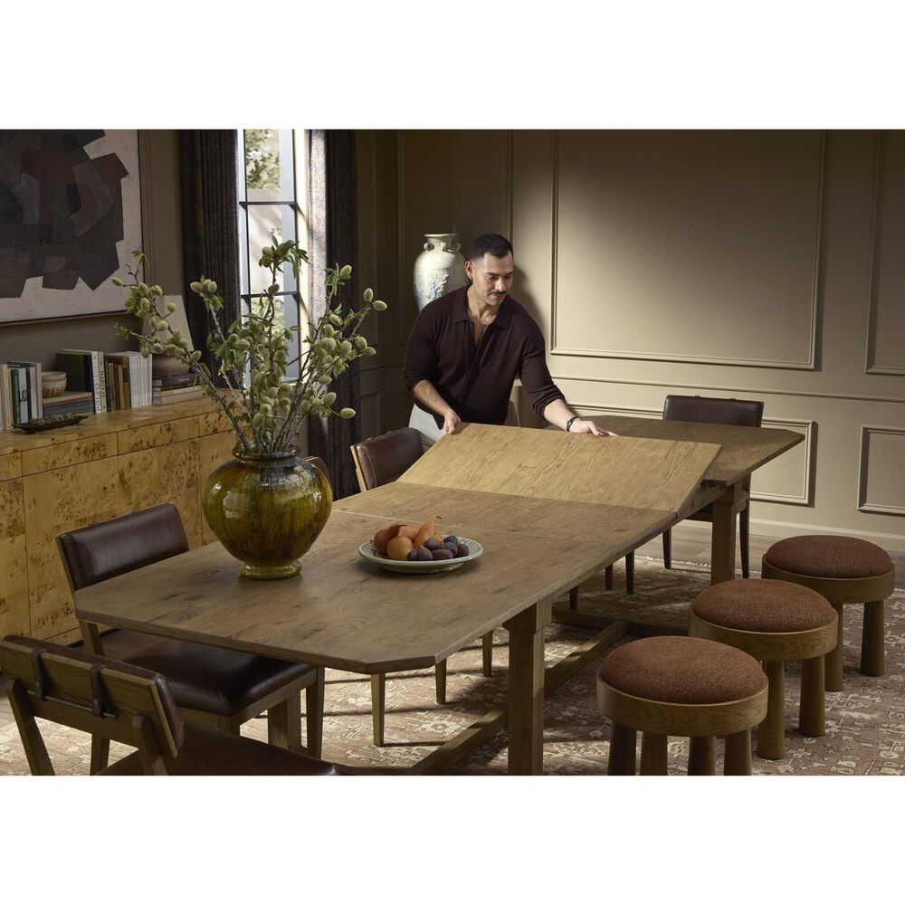 Four Hands Louise Accent Stool in Crypton Wayfarer Sienna, , large