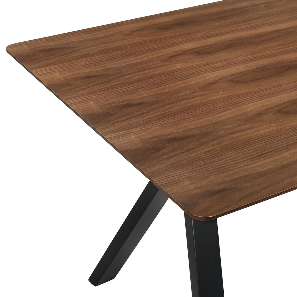 Blue River Laredo and Lima 5-Piece Dining Set in Walnut and Black, , large