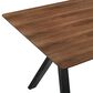 Blue River Laredo and Lima 5-Piece Dining Set in Walnut and Black, , large