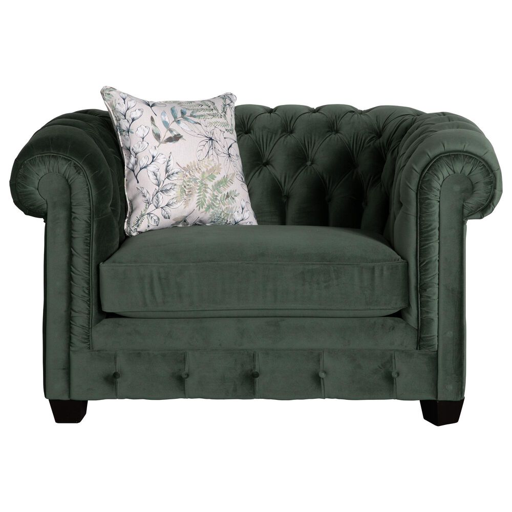 Decor-Rest Furniture Accent Chair in Green, , large