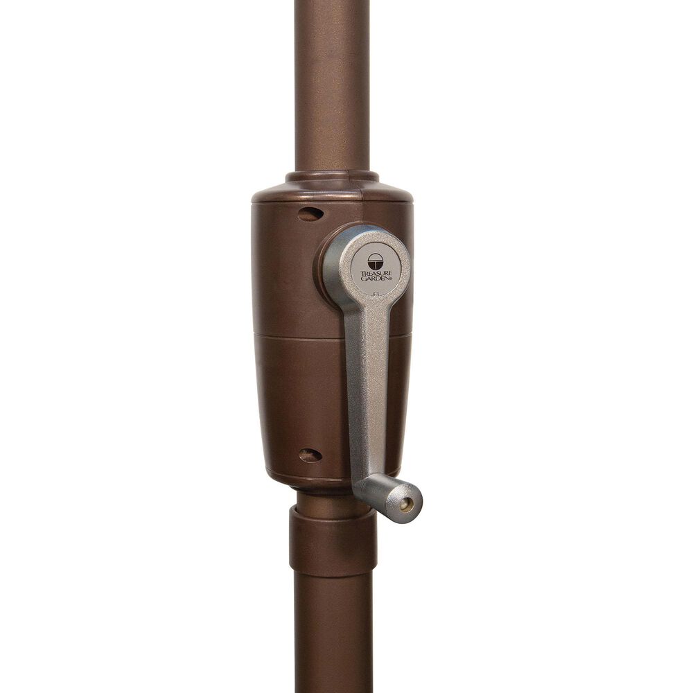 Garden Party 9 Push Button Tilt Umbrella with Stand, , large