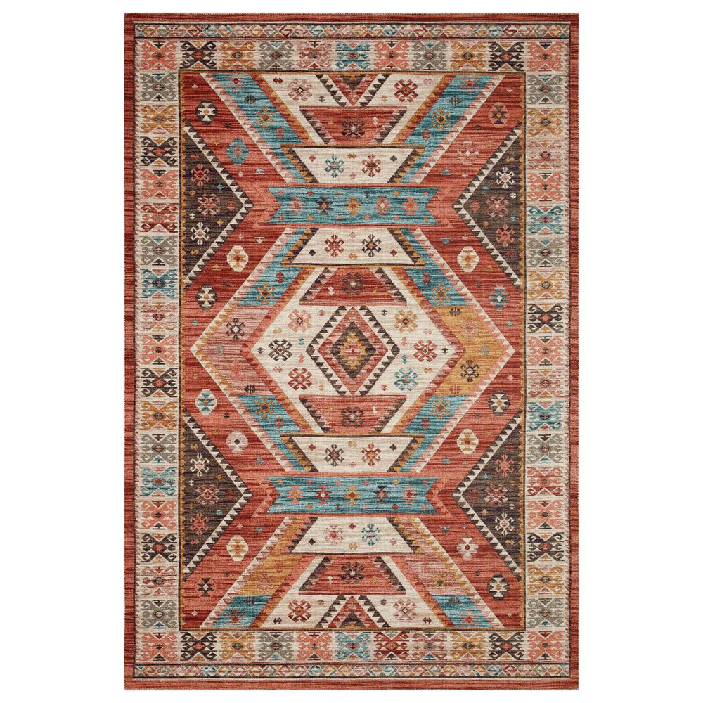 Loloi II Zion ZIO-05 2"3" x 3"9" Red and Multicolor Area Rug, , large