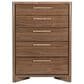 Hooker Furniture Eleana 5-Drawer Chest in Light Caramel, , large
