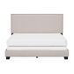 Richlands Furniture Willow Queen Upholstered Panel Bed in Gray Fog, , large