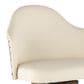 Lumisource Ahoy Swivel Counter Stool with Cream Cushion in Walnut and Black, , large