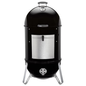 Weber 22" Smokey Mountain Cooker Smoker in Black, , large