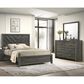 Crown Mark Valor 3-Piece Queen Bedroom Set in Gray, , large