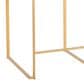 Lumisource Fuji Counter Stool with Grey Cushion in Gold Finish (Set of 2), , large