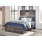 Ashley Drystan Full Slat Headboard in Rustic Brown, , large
