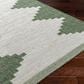 Surya Eagean EAG-2435 Grass Green, Ivory, Dark Green and Seafoam 5"3" x 7"7" Indoor/Outdoor Area Rug, , large