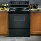 GE Appliances 30" Freestanding Electric Range in Black, , large