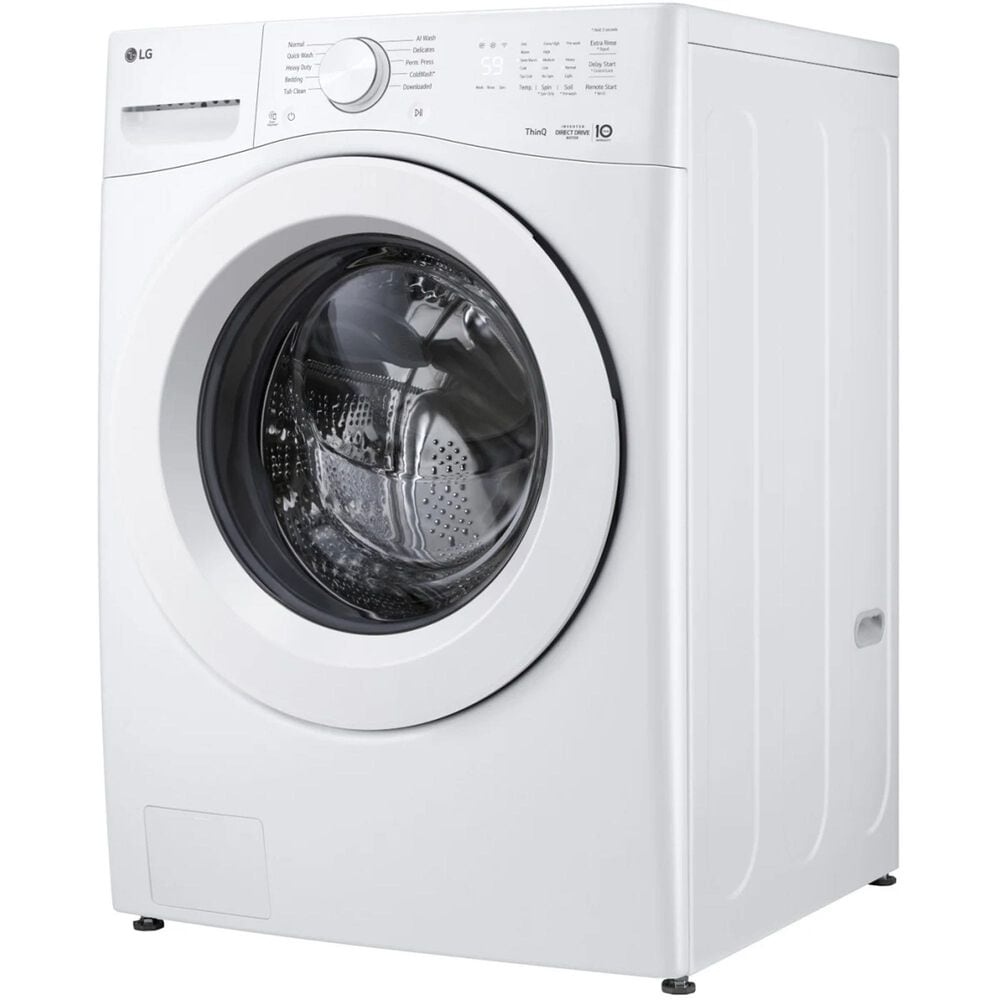LG 4.5 Cu. Ft. Smart Front Load Washer in White, , large