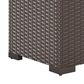 Homestyles Palm Springs 3-Piece Patio Set with Storage Table in Brown, , large