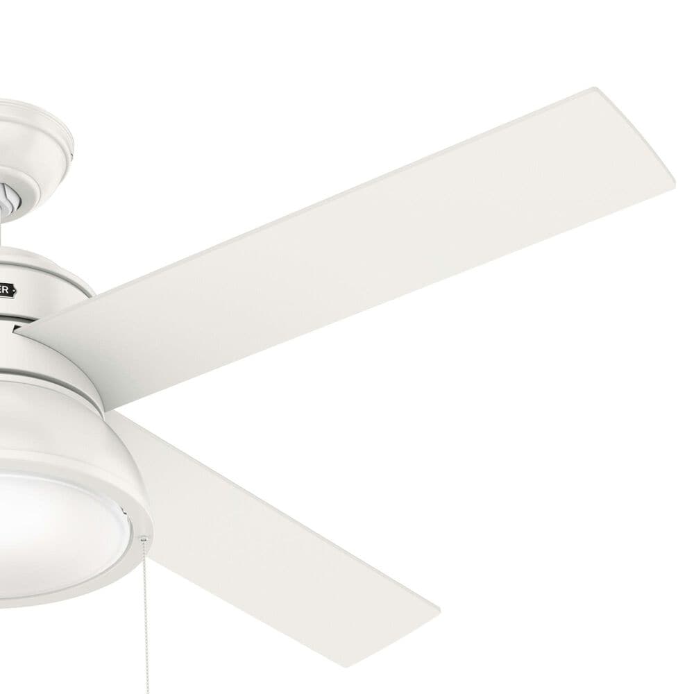 Hunter Loki 52&quot; Ceiling Fan with LED Lights in Fresh White, , large