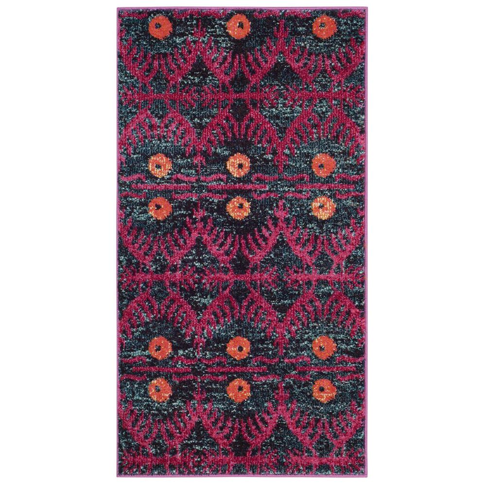 Safavieh Monaco MNC213D-24 2&#39;2&quot; x 4&#39; Pink/Multi Area Rug, , large