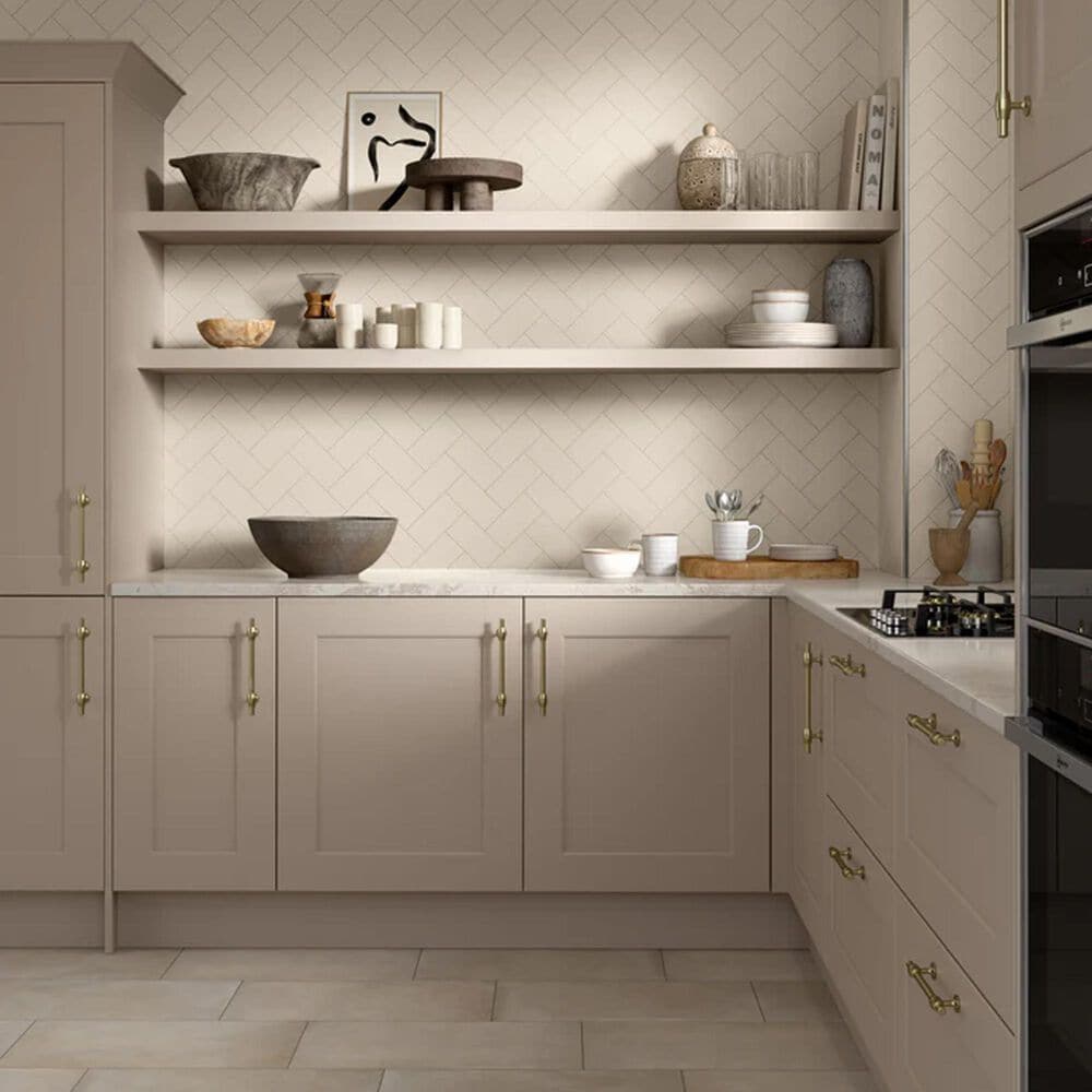Emser Catch Ivory 3&quot; x 6&quot; Matte Subway Ceramic Wall Tile, , large