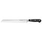 Wusthof Classic 9" Double-Serrated Bread Knife in Stainless Steel and Black, , large
